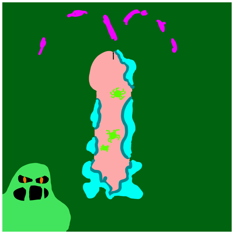 Decayed Dickgenerative Art #68 static token preview