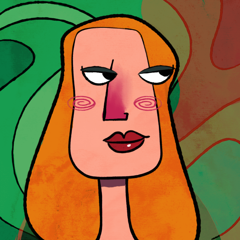 Beauty in Cubism #96 static NFT preview