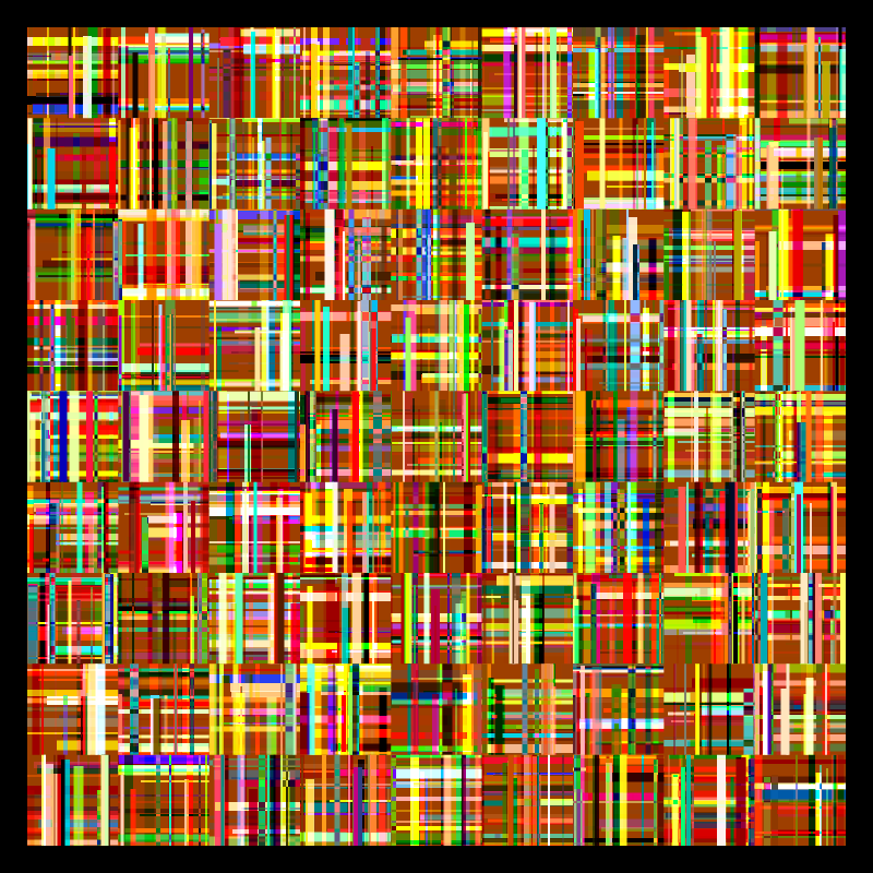 Crazy Grid #99 static NFT preview