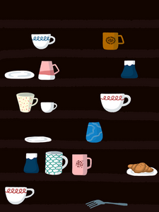 Cups on Shelf project preview