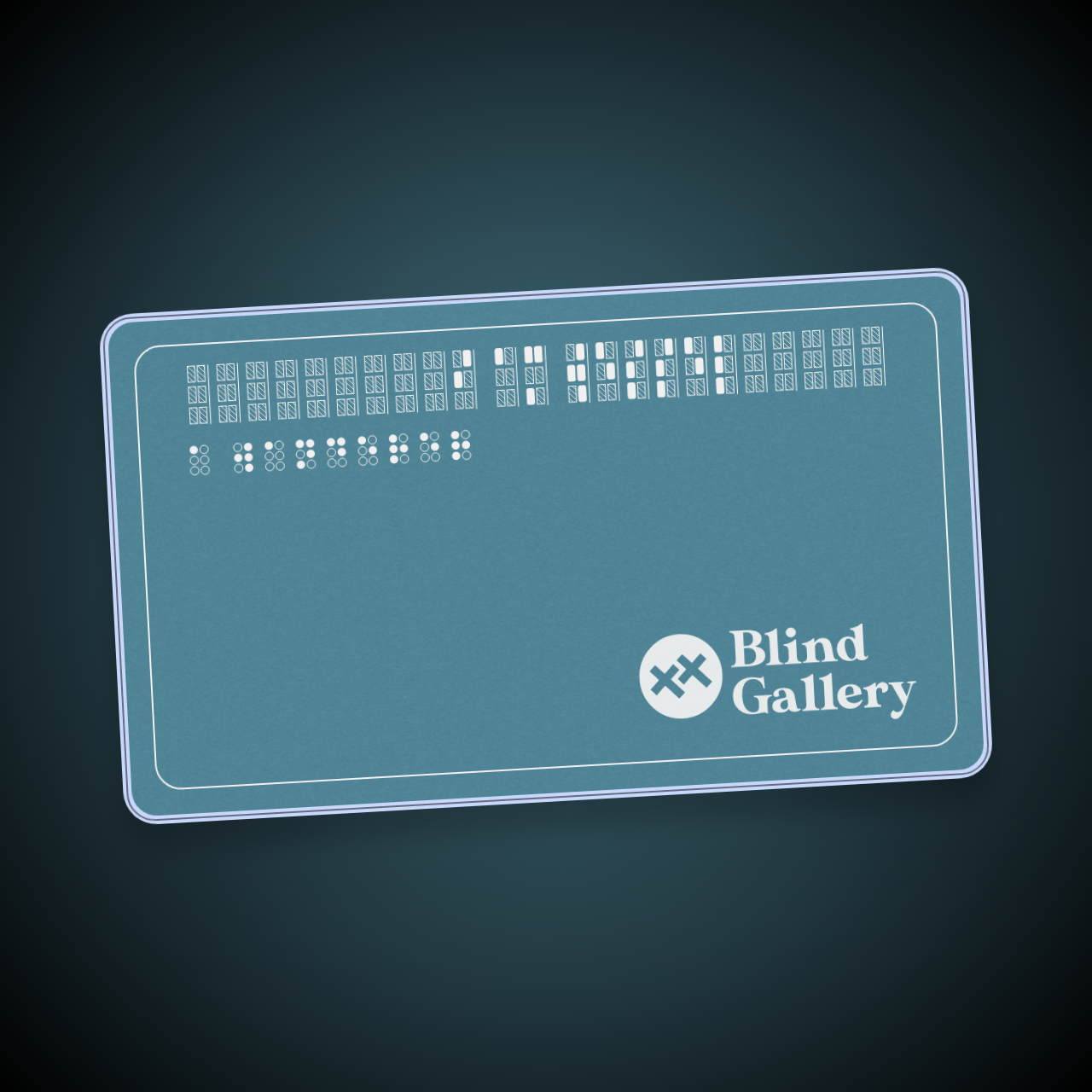 Blind Gallery Club Membership #312 static token preview