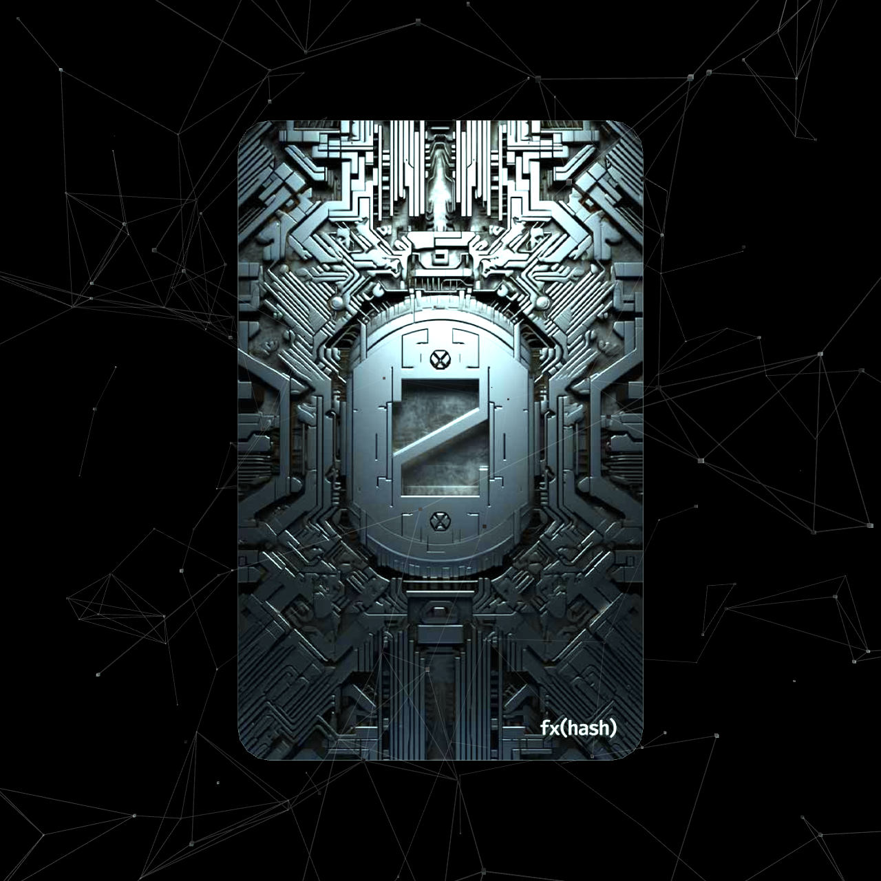 FXHash 2.0 Card #175 static NFT preview