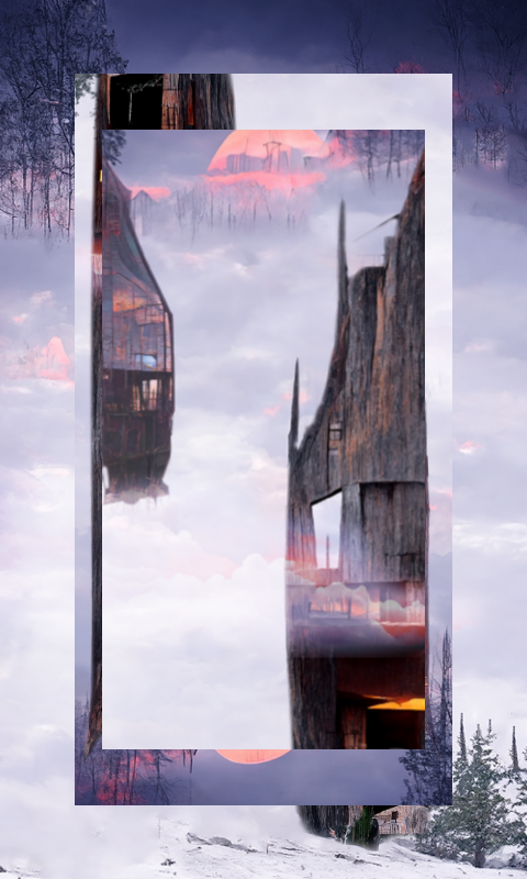 Cabin in the Fogs #35 static NFT preview