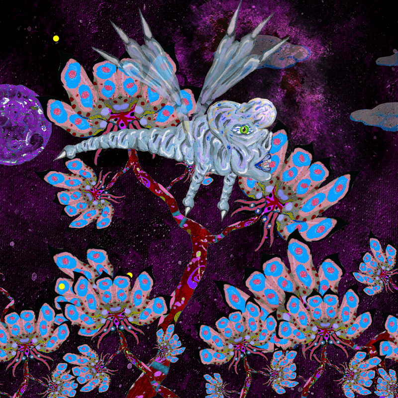 Fireflies and Flower Gardens #92 static NFT preview