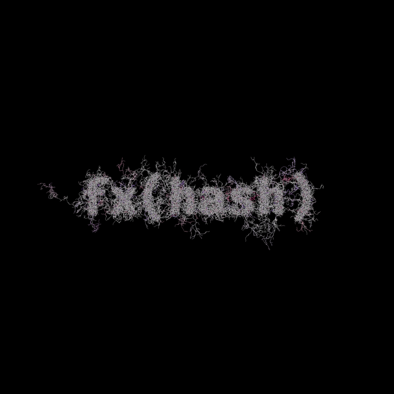 FXHASH Logo with Features #973 static token preview