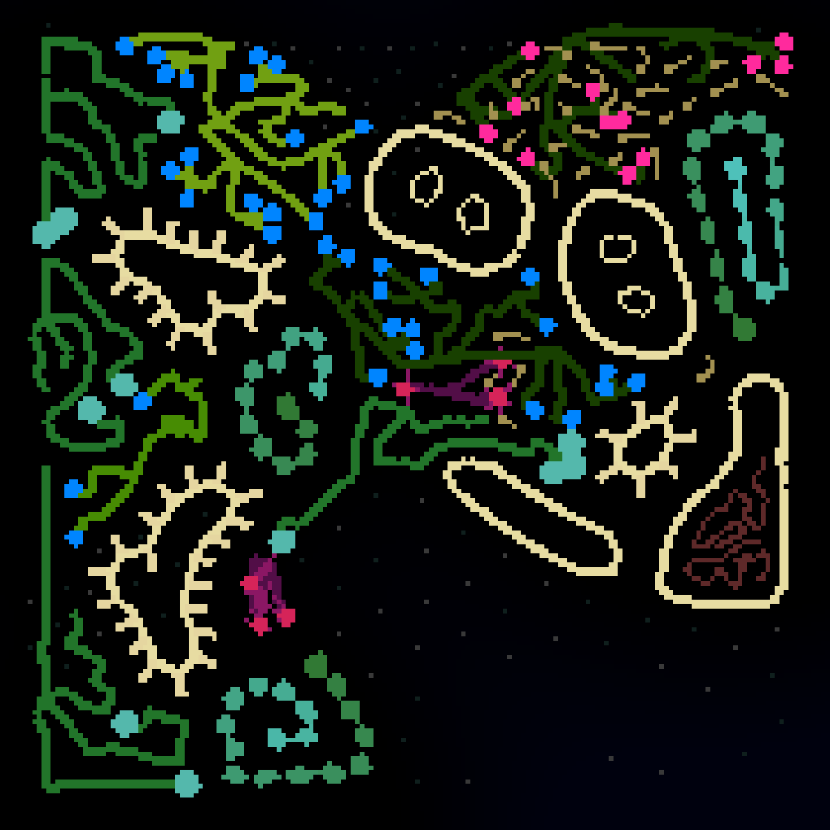 spaceplant #43 static NFT preview