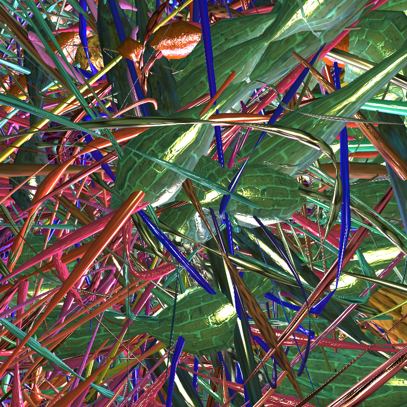Prismatic Thickets #595 static NFT preview