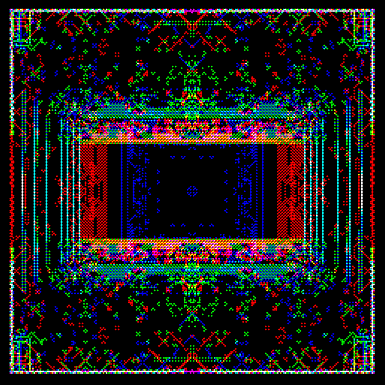 octomatonRGB #223 static NFT preview
