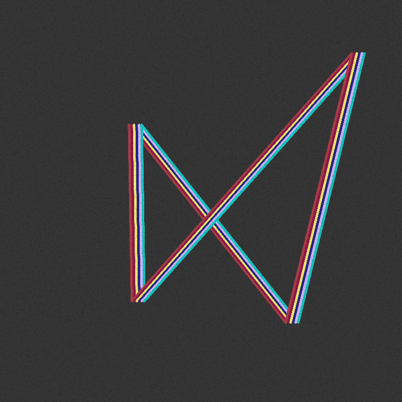 Dancing Rainbow Line #5 static token preview