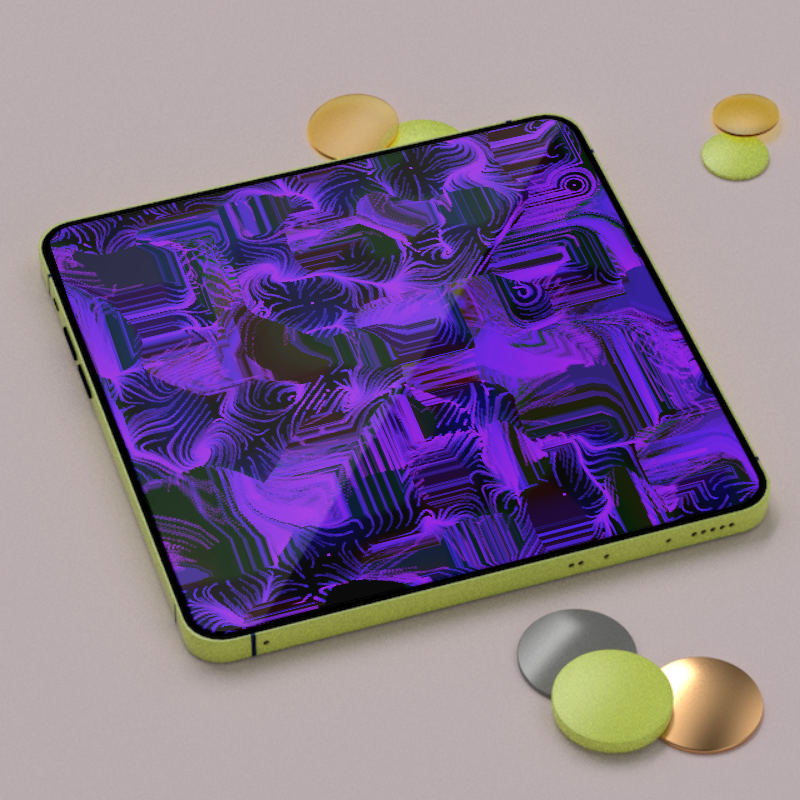 💾 GLOWCUTTER 💾 #36 static NFT preview