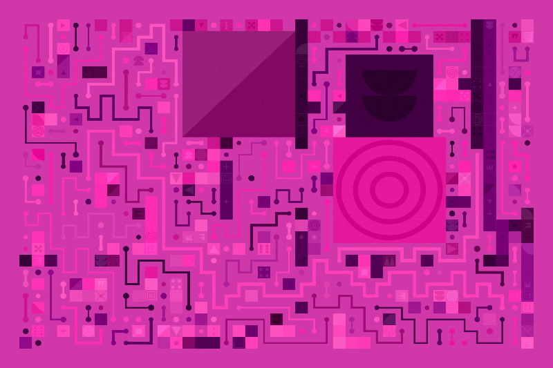 Scattered Pathways #444 static NFT preview