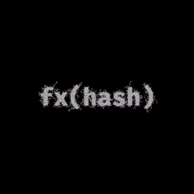 FXHASH Generative Logo #218 static token preview