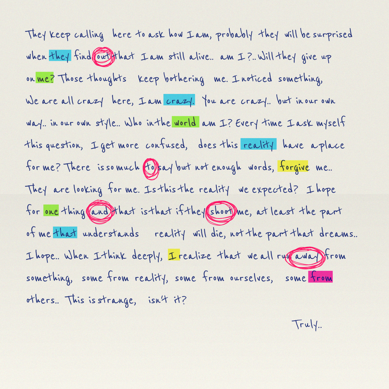 Conspiracy Theory Vol.2: a letter #52 static NFT preview