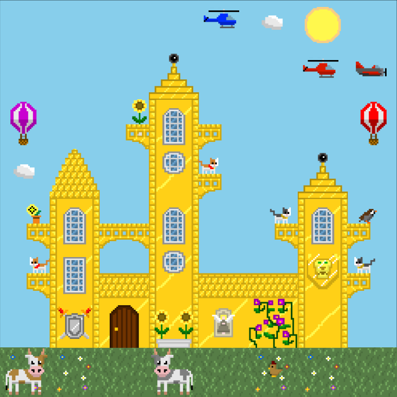 2D Mansion #439 static NFT preview