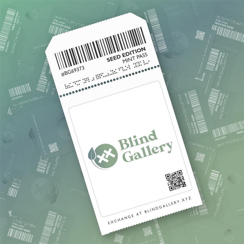 Blind Gallery Mint Pass (Seed Edition) #499 static NFT preview