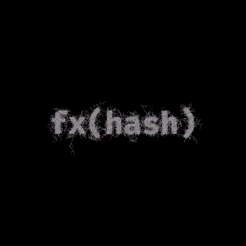 FXHASH Generative Logo #548 static token preview