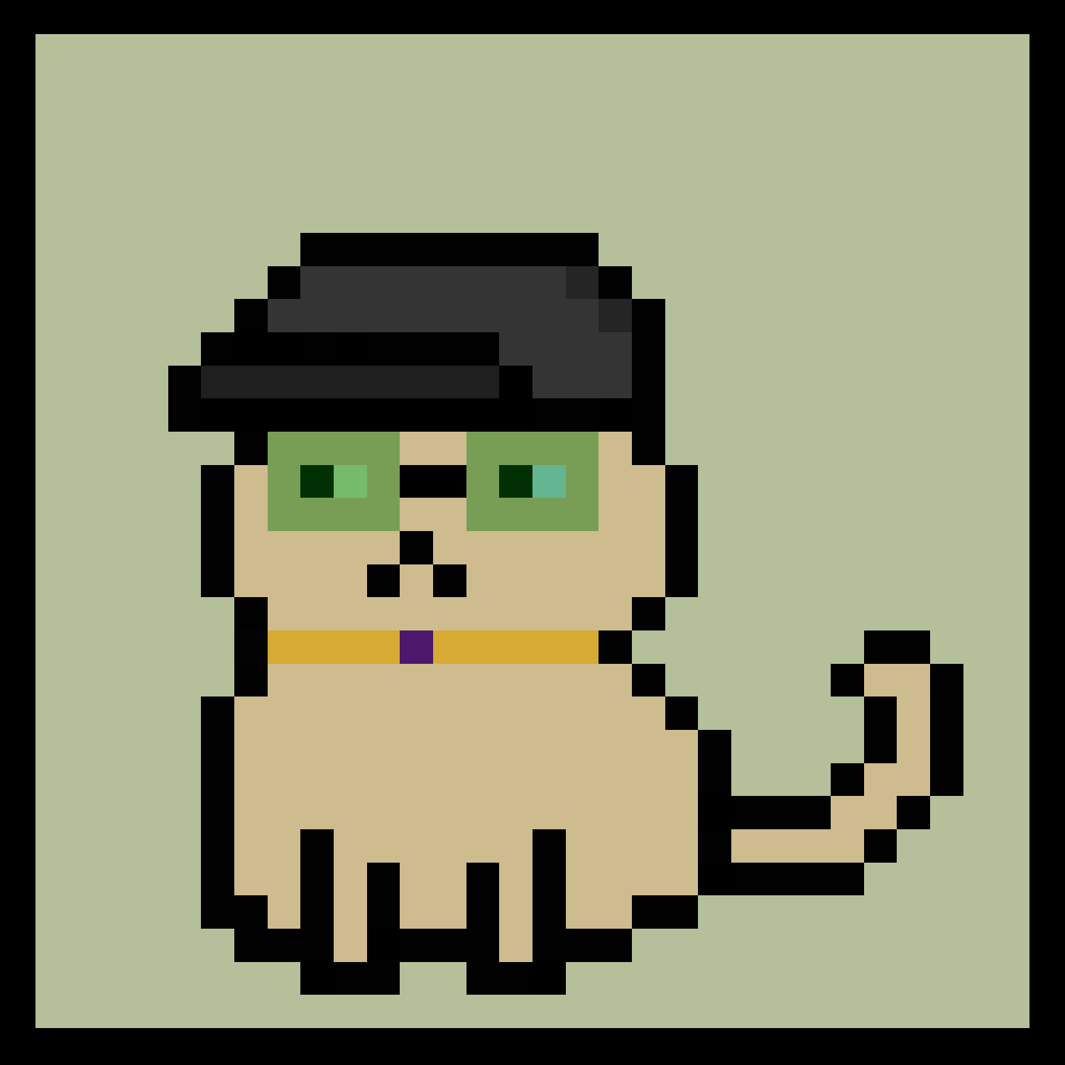 Lazy Kitties #843 static token preview