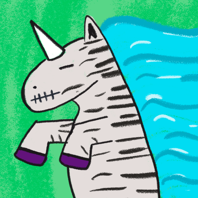 Peculiar unicornos #71 static token preview