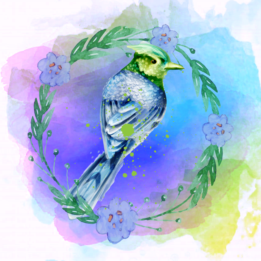 Random Colorful Birds #3 static token preview