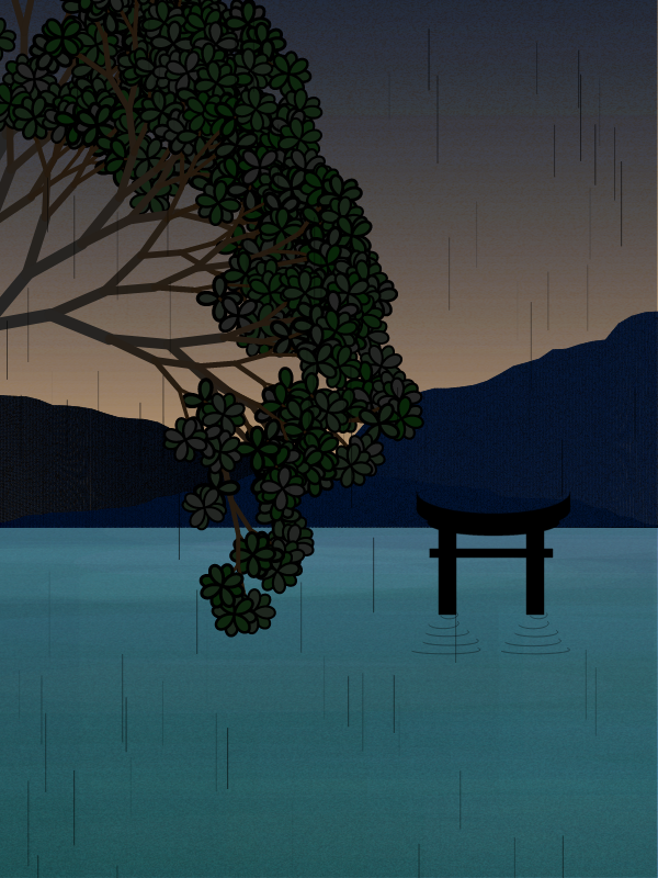 Foggy morning in a village near Tokyo #47 static token preview