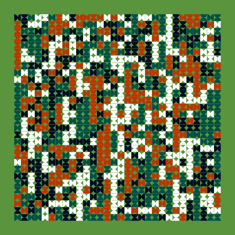 Mid-Century pattern #97 static NFT preview