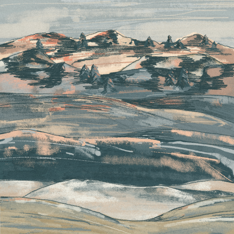 Postcard From The Mountains #41 static token preview