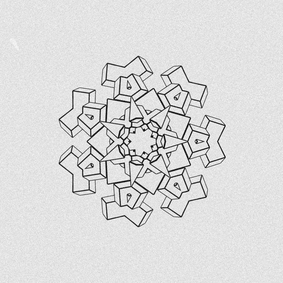 Monochrome Kaleido #455 static token preview