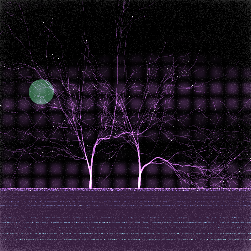 winter trees #90 static NFT preview