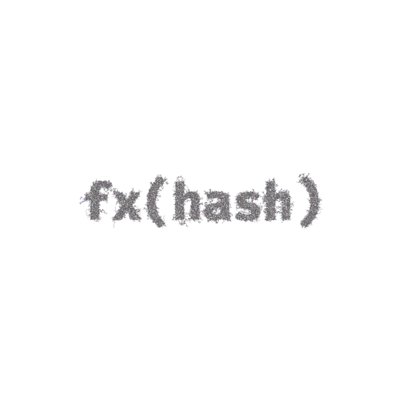 FXHASH Generative Logo #721 static token preview