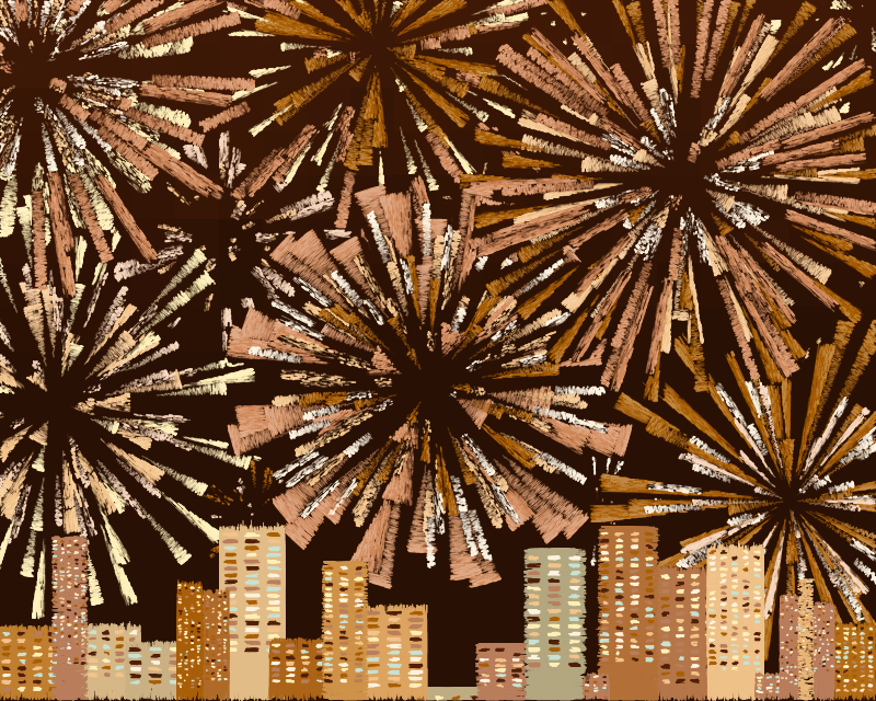 Fireworks #147 static NFT preview