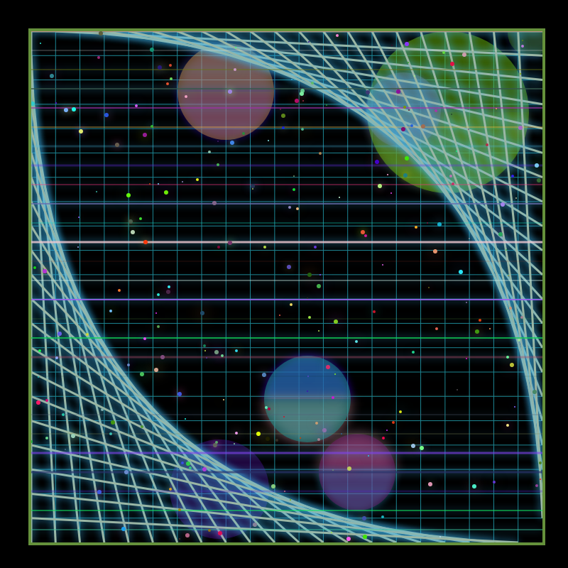 Deep Space Grid - AI Study III #111 static NFT preview