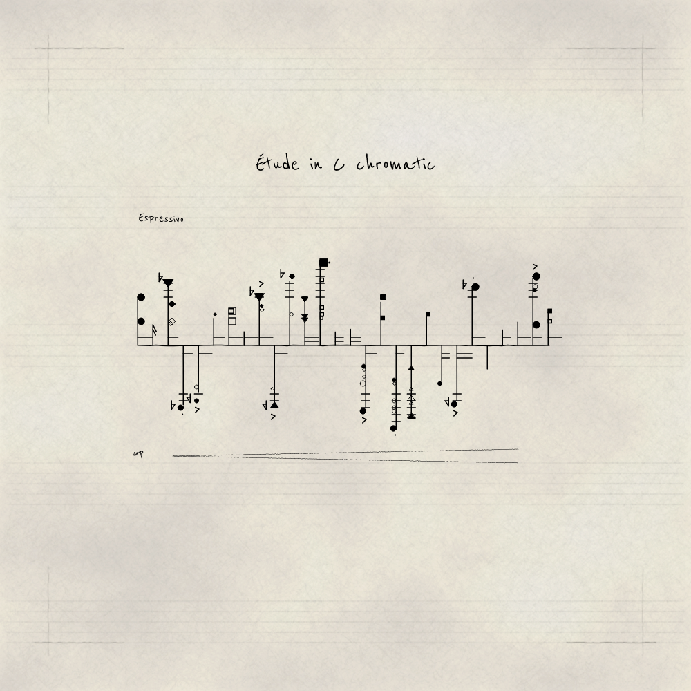 Études(Reissued) #176 static NFT preview