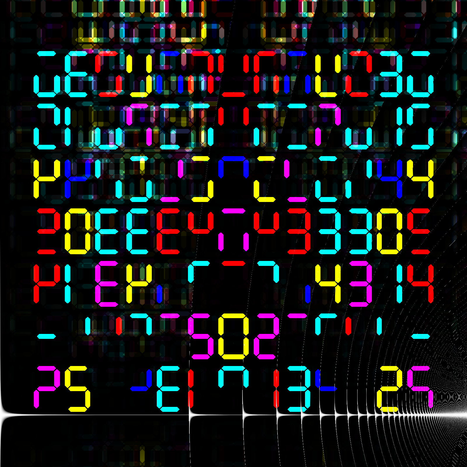Digits #1221 static NFT preview