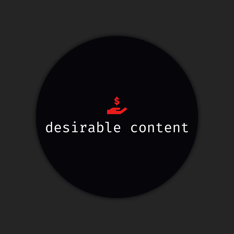 desirable content #64 static token preview