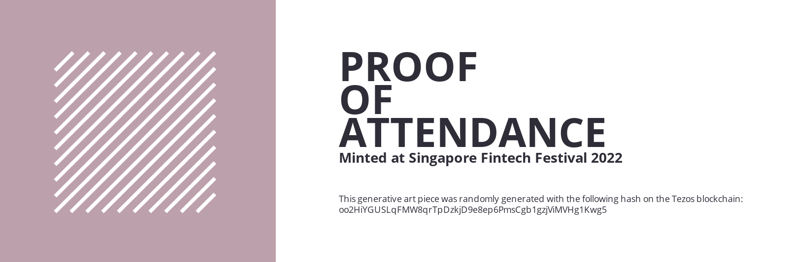 SFF2022 Proof of Attendance Token #1887 static token preview