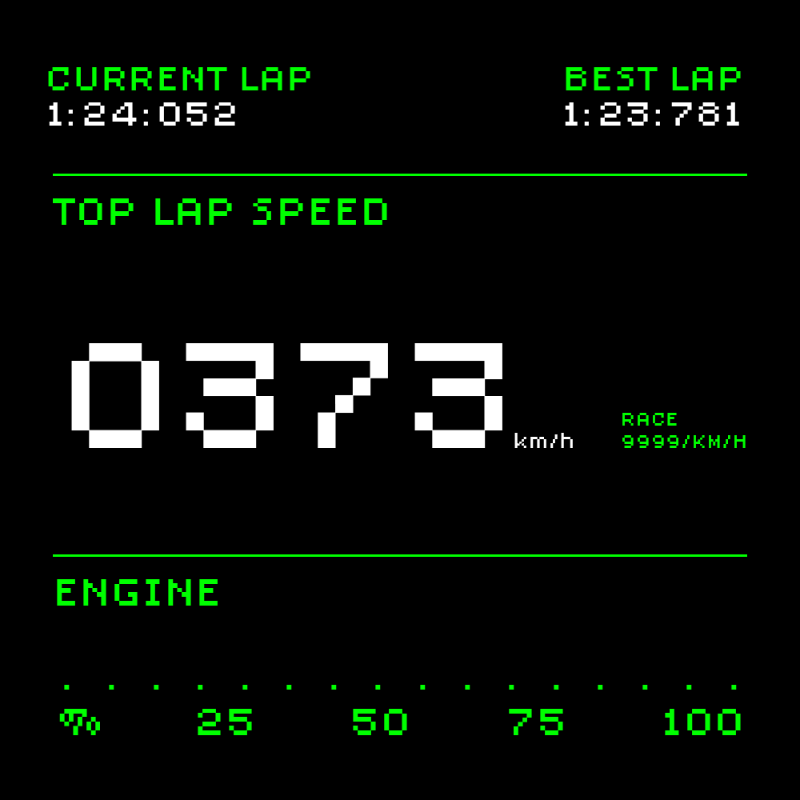 F-1RacingTez #470 static token preview