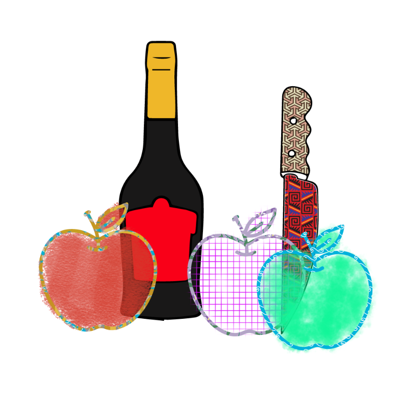 bottle and apples #91 static token preview