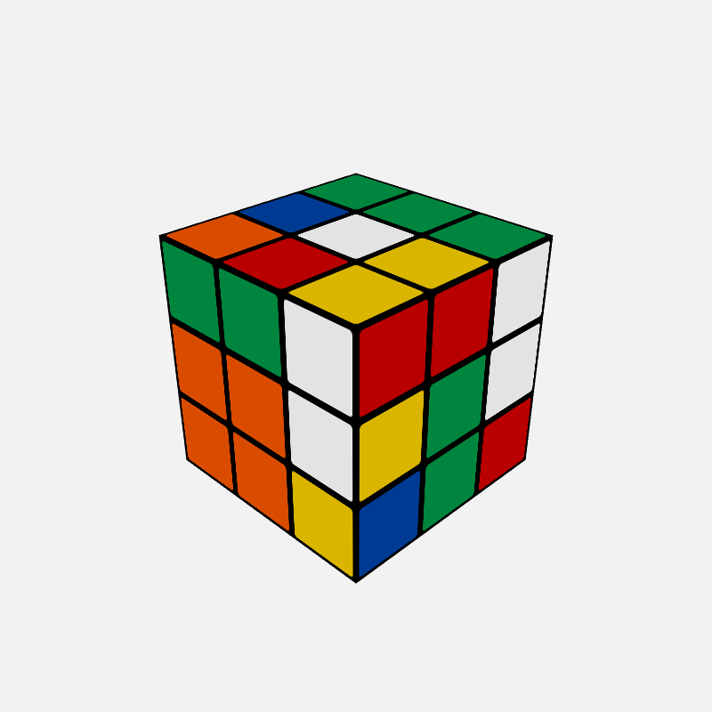 Rubik's Cube #92 static token preview