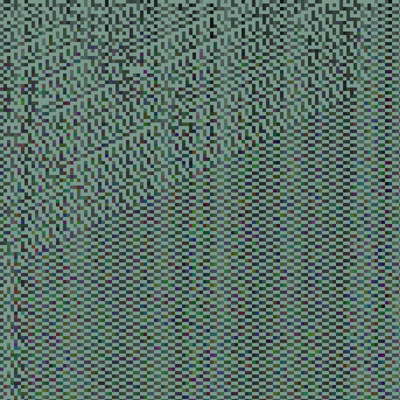 Colored Elementary Cellular Automaton #341 static token preview
