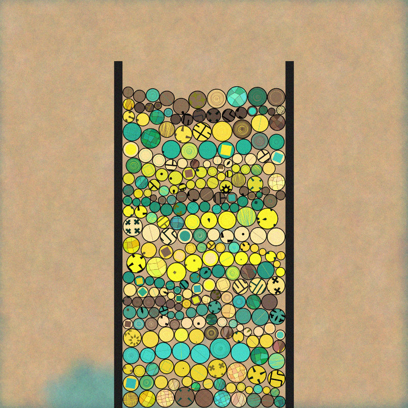 Collisions: Art plus Physics #38 static token preview
