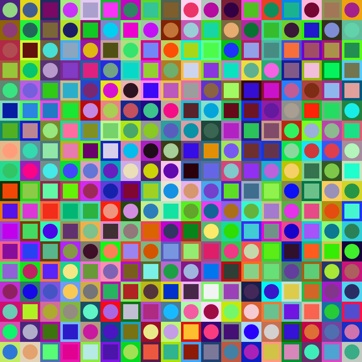 Square Dot Composition #444 static NFT preview