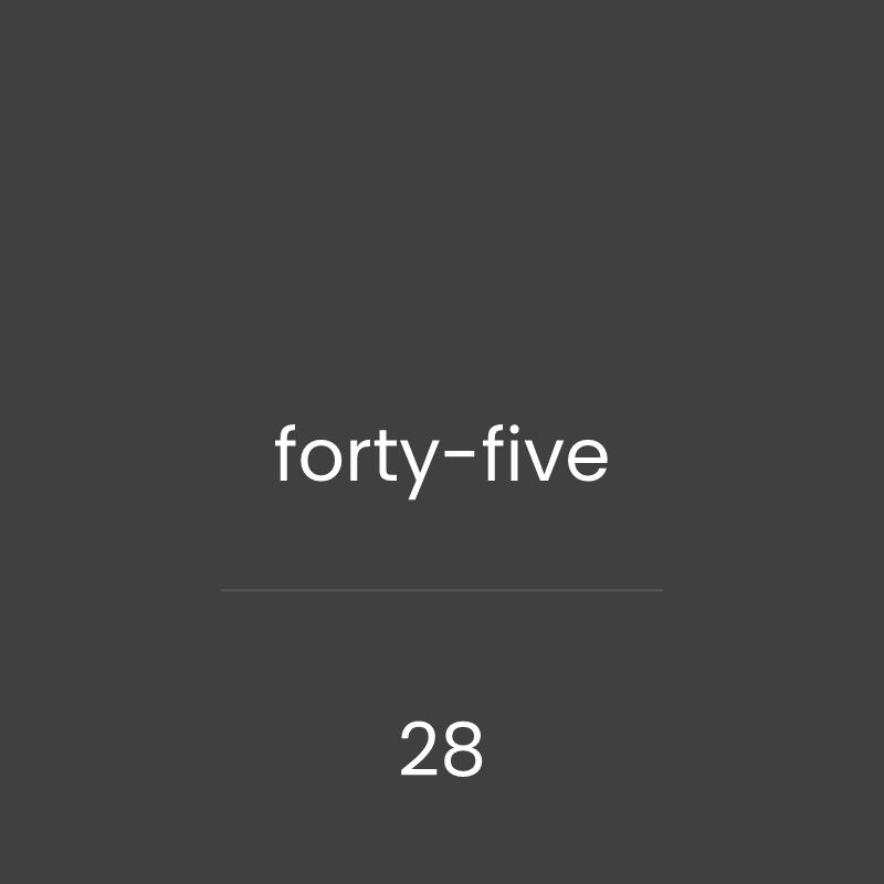 aoon - alphabetical order of numbers #28 static token preview