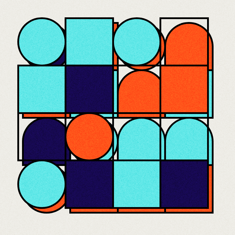 Zürich Stations Grid III #54 static NFT preview