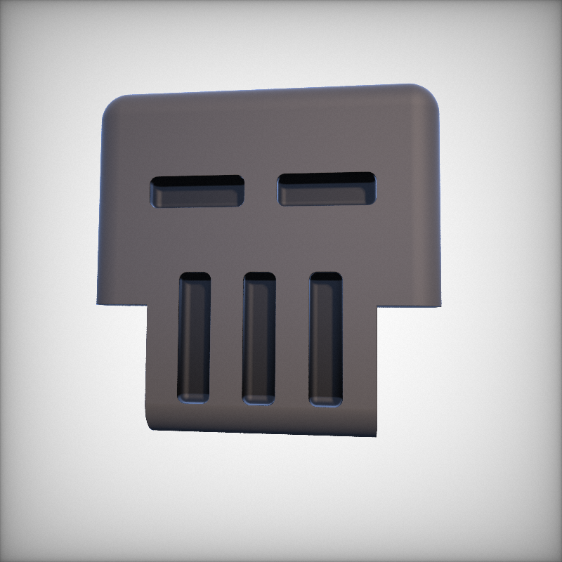 3D-SMOLSKULL #519 static NFT preview