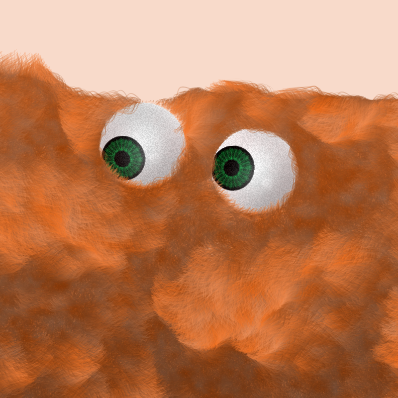 Fuzzy Gaze #45 static NFT preview