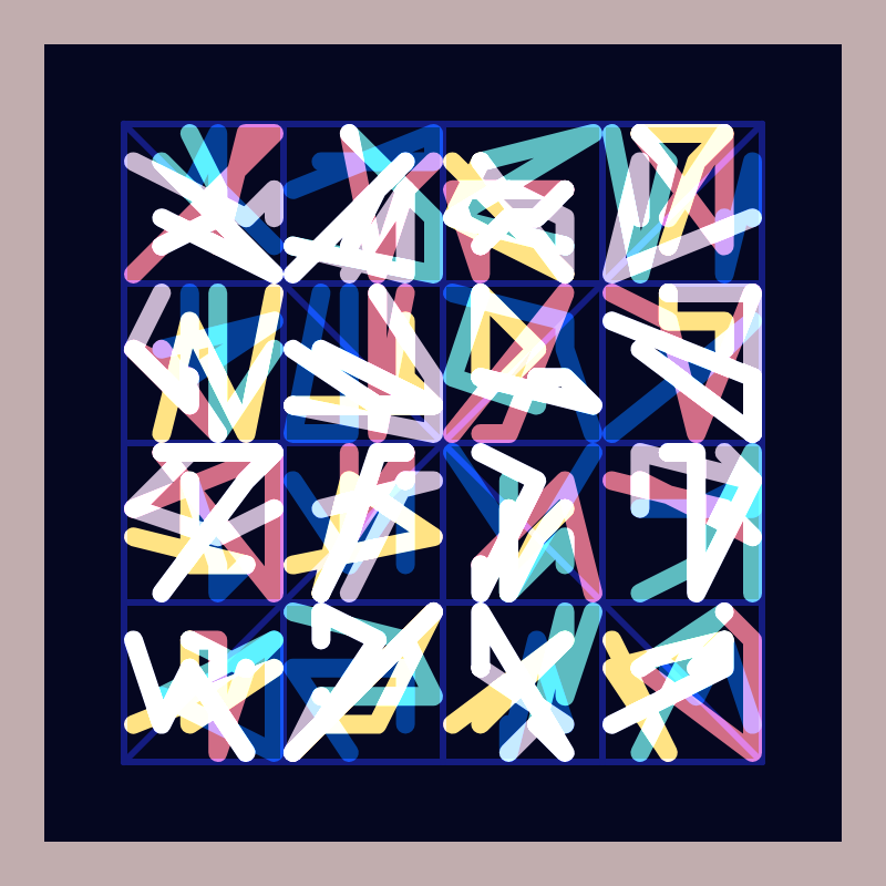 Arrangement #207 static NFT preview