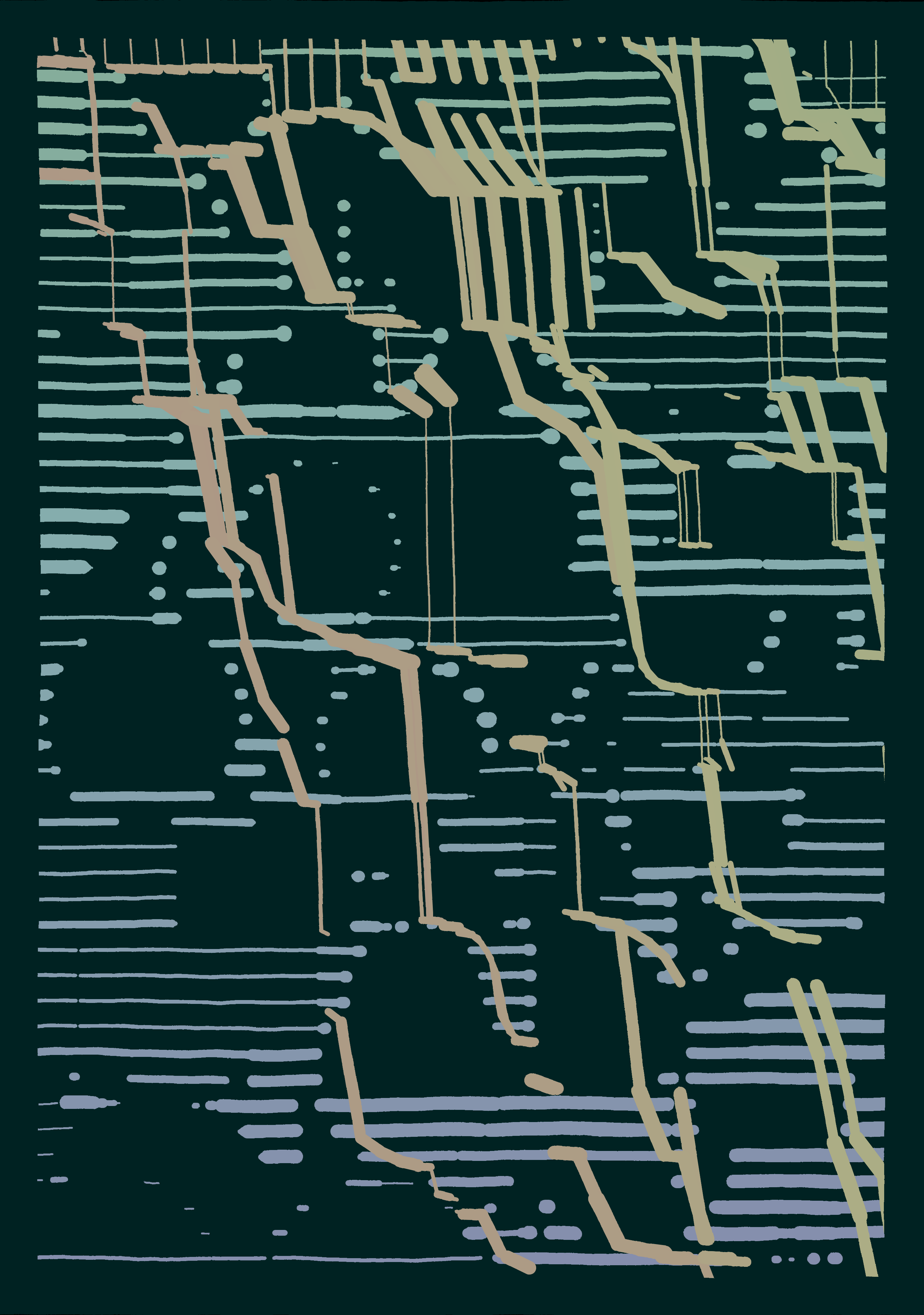 Thread Cascade #152 static NFT preview