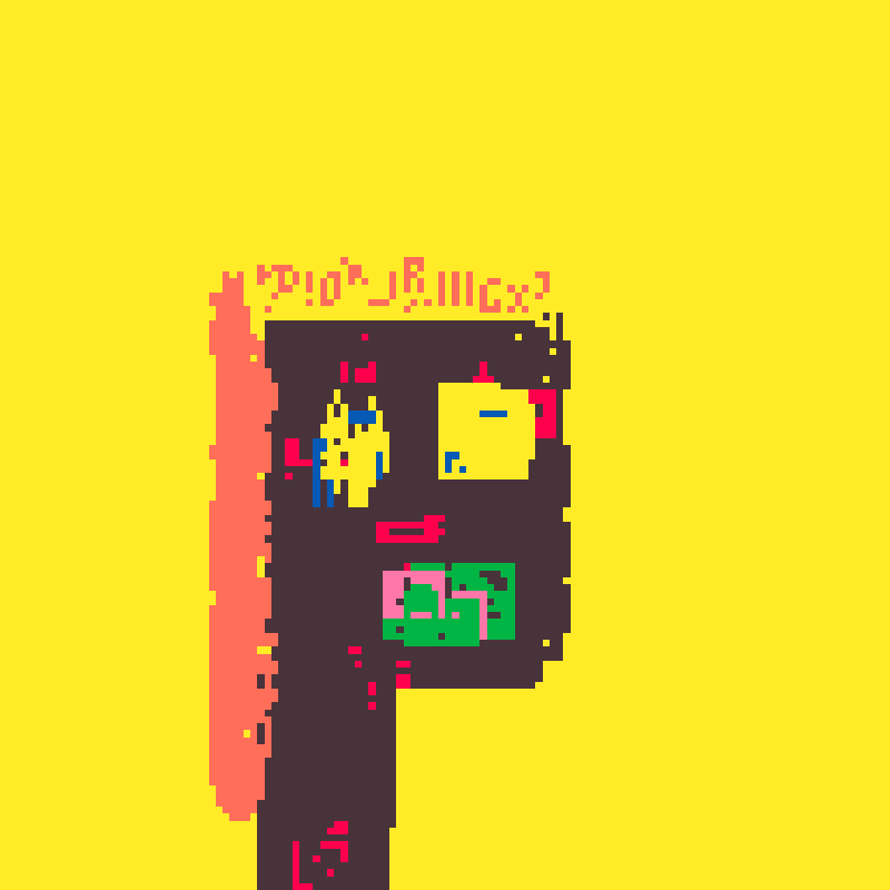 uncurated_pico_punks.p8 #205 static NFT preview