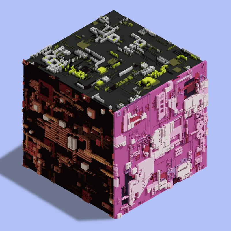 Cube generative #30 static token preview