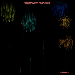 New Year's Eve fireworks project preview